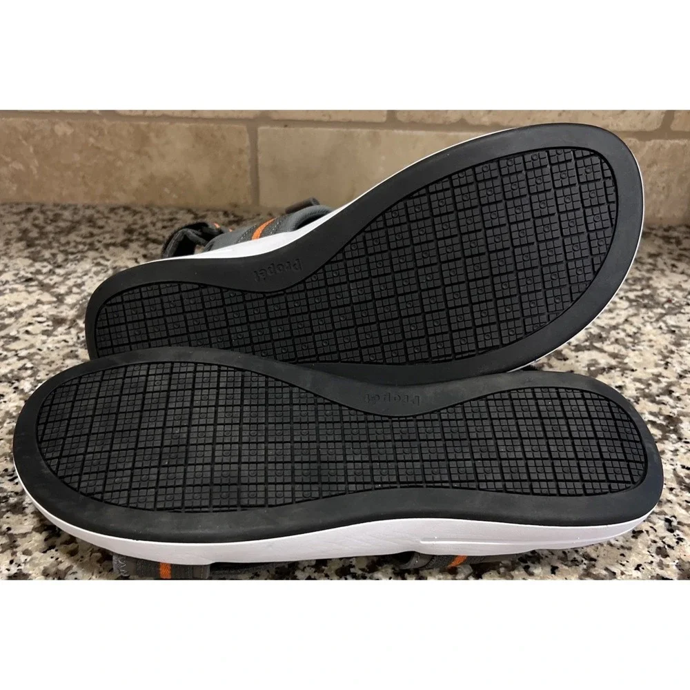 New Propet Eli Strap River Mens Grey Open Toe Sandals MSV031N Size 13 X Wide EEE